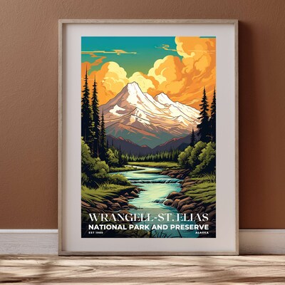 Wrangell-St. Elias National Park and Preserve Poster, Travel Art, Office Poster, Home Decor | S7 - image4